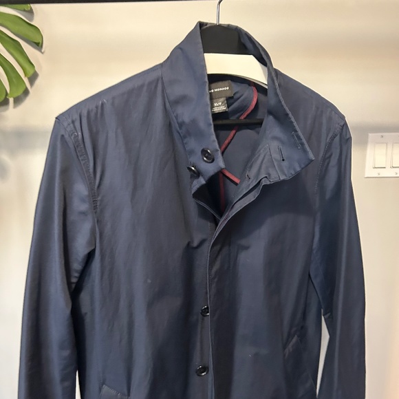 CLUB MONACO navy trench - Picture 5 of 5